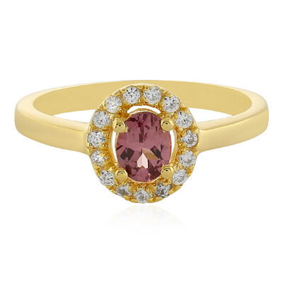 Anello in argento con Granato Malaya