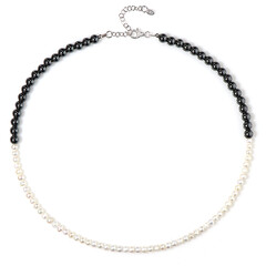 Collana in argento con Ematite Nera