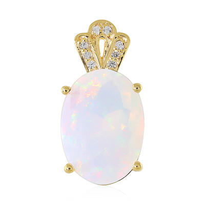 Ciondolo in argento con Opale di Welo