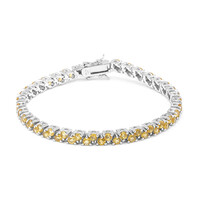 Bracciale in argento con Citrino