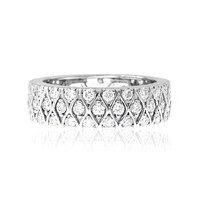 Anello in platino con Diamante Flawless (F) (LUCENT DIAMONDS)