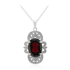 Collana in argento con Granato d’India