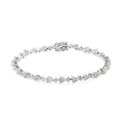 Bracciale in argento con Opale di Welo