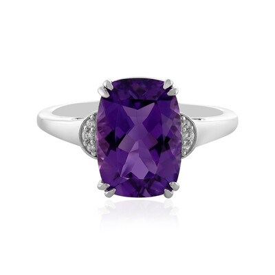 Anello in argento con Ametista del Marocco