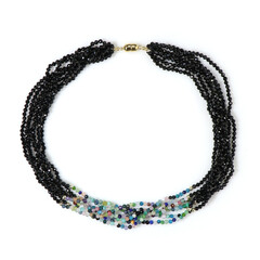 Collana in argento con Spinello Nero (Riya)