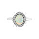 Anello in argento con Opale di Welo