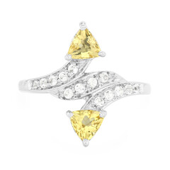 Anello in argento con Berillo Giallo