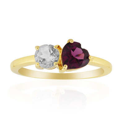 Anello in argento con Rodolite