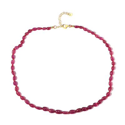 Collana in argento con Zaffiro Rosa del Madagascar (Adela Silber)