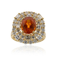 Anello in oro con Granato Mandarino (de Melo)