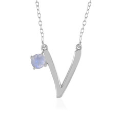 Collana in argento con Pietra di Luna Arcobaleno