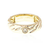 Anello in oro con Diamante Champagne (de Melo)