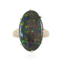 Anello in oro con Opale Matrice Andamooka (AMAYANI)