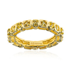 Anello in argento con Zaffiro Giallo