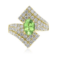 Anello in oro con Tsavorite AAA (CIRARI)