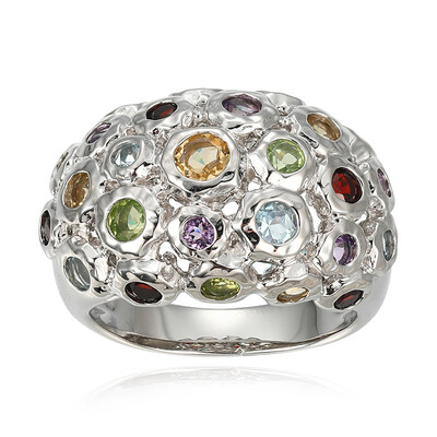Anello in argento con Citrino (Adela Silber)