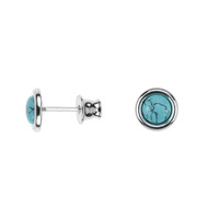 Orecchini in argento con Turchese