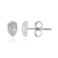 Orecchini in argento con Diamante I2 (I)