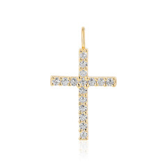 Ciondolo in argento con Topazio Bianco