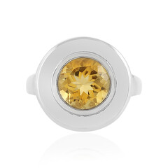 Anello in argento con Citrino