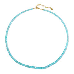 Collana in argento con Apatite Blu
