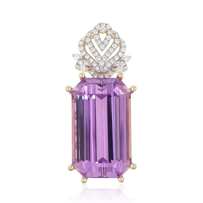 Ciondolo in oro con Kunzite Patroke (AMAYANI)