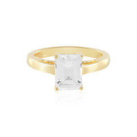 Anello in argento con Topazio Bianco