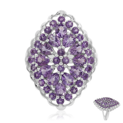 Anello in argento con Ametista