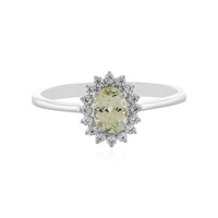 Anello in argento con Kunzite Canarino