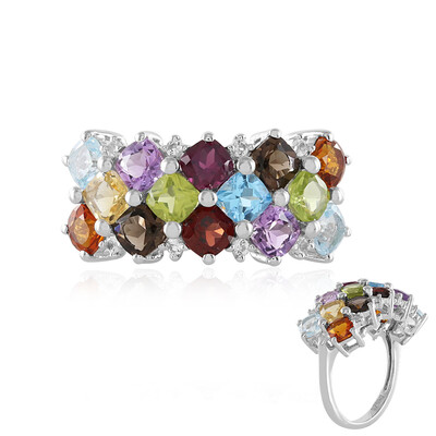 Anello in argento con Citrino Madeira