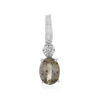 Ciondolo in argento con Tanzanite (non riscaldata)