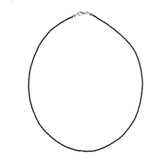 Collana in argento con Spinello Nero