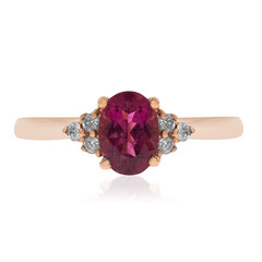 Anello in oro con Rubellite