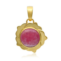 Ciondolo in argento con Rodocrosite