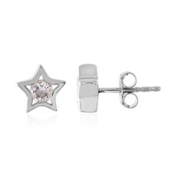Orecchini in argento con Morganite