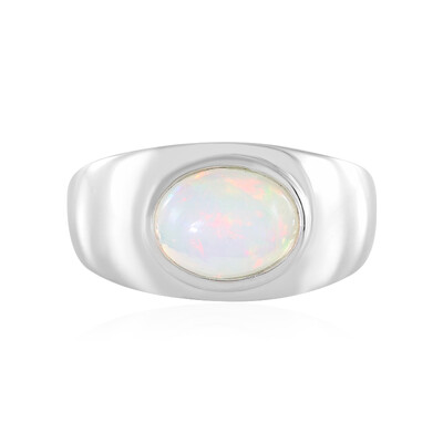 Anello in argento con Opale di Welo