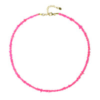 Collana in argento con Opale Rosa dell'Etiopia