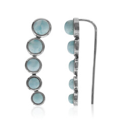 Orecchini in argento con Larimar