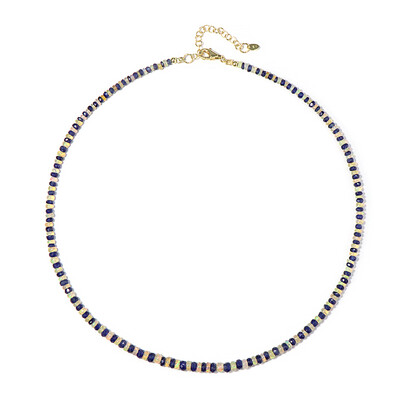 Collana in argento con Zaffiro Blu