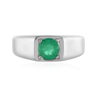 Anello in argento con Smeraldo Colombiano