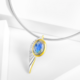 Ciondolo in argento con Labradorite (MONOSONO COLLECTION)