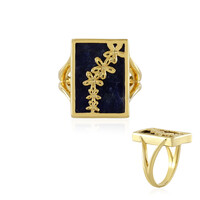 Anello in argento con Sodalite