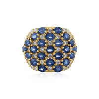Anello in argento con Zaffiro Blu