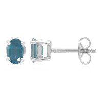 Orecchini in argento con Cianite Peacock