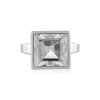 Anello in argento con Quarzo Bianco