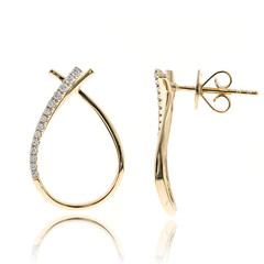 Orecchini in oro con Diamante I1 (H) (CIRARI)
