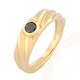 Anello in oro con Diamante Nero (de Melo)