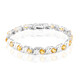 Bracciale in argento con Citrino