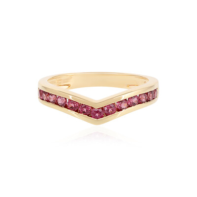 Anello in argento con Rodolite
