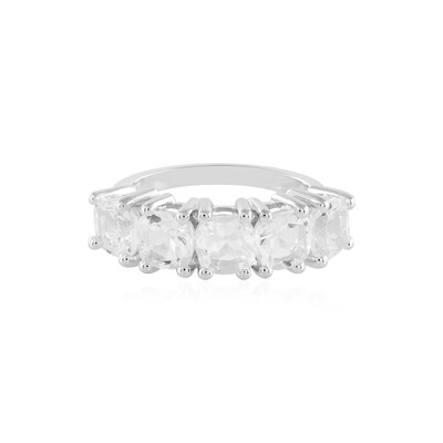 Anello in argento con Quarzo Bianco